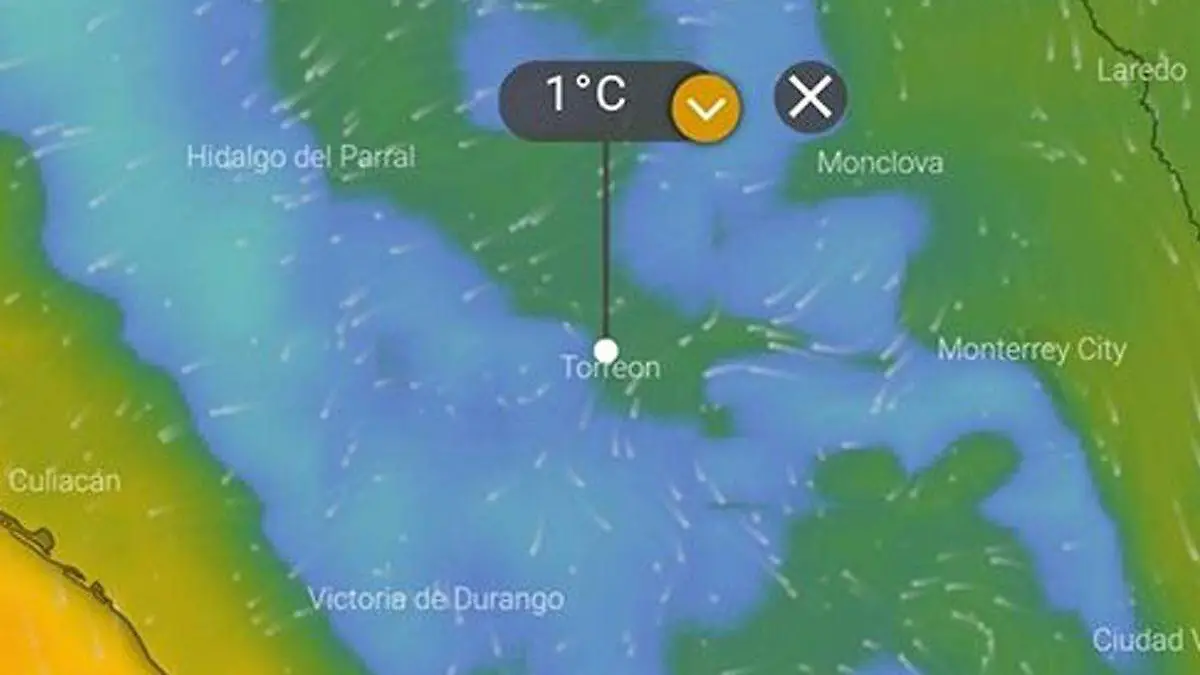 05 Pronostican temperatura entre 0 y 5 grados en La Laguna por frente frío